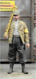 画像1: D-Day miniature studio[DD35040］ 1/35  ビール腹の国民突撃隊 ドイツ1945 (1)