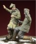 画像2: D-Day miniature studio[DD35045］ 1/35  1914年 奇跡の休戦 クリスマスにサッカーに興じる英独兵 (2)
