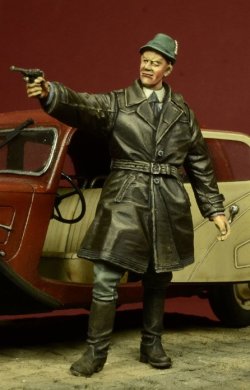 画像4: D-Day miniature studio[DD35054］ 1/35 WWII独 親衛隊諜報部将校(私服姿)