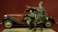 D-Day miniature studio[DD35055］ 1/35 WWII独 「待ち伏せ！」親衛隊諜報部(2体セット)ナチ占領下の欧州1943-1944