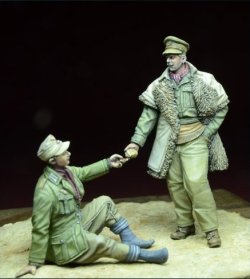 画像4: D-Day miniature studio[DD35058］1/35 WWII LRDG将校&捕虜セット 1941-43(2体セット)