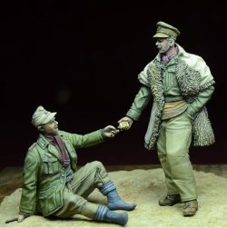 画像3: D-Day miniature studio[DD35058］1/35 WWII LRDG将校&捕虜セット 1941-43(2体セット)