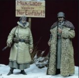 D-Day miniature studio[DD35064］1/35 ドイツ歩兵 冬季軍装 1914-18(2体セット)