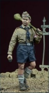 D-Day miniature studio[DD35065］1/35 WWII ヒトラーユーゲントの少年1 ドイツ1945