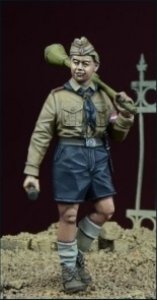 画像1: D-Day miniature studio［DD35065］1/35 WWII ヒトラーユーゲントの少年1 ドイツ1945 (1)