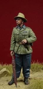 画像1: D-Day miniature studio[DD35086]1/35 WWII独 1/35 コンドル軍団 装甲部隊将校 #2 (1)