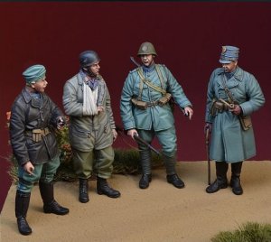画像1: D-Day miniature studio［DD35131]1/35 WWII蘭オランダ陸軍将兵セット「女王陛下と祖国の為に」西部戦線オランダ1940 (1)