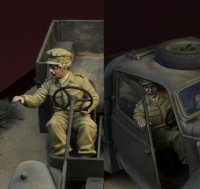 D-Day miniature studio[DD35139]1/35 WWII 英 補助地方義勇軍(ATS)女性ドライバー