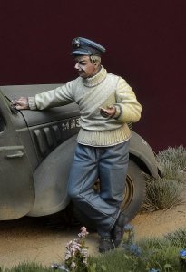 画像1: D-Day miniature studio[DD35141]1/35 WWII 英 ポーランド義勇軍戦闘機パイロット (1)