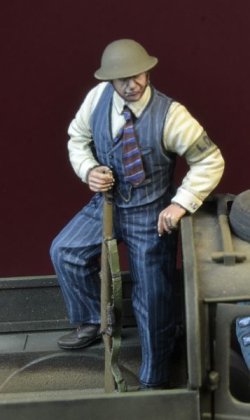 画像3: D-Day miniature studio[DD35143]1/35 WWII 英 イギリスホームガード(郷土防衛隊)隊員
