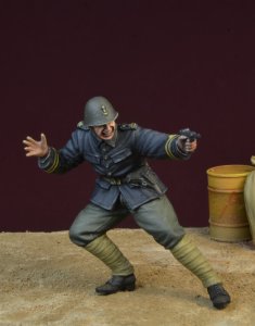 画像1: D-Day miniature studio[DD35148]1/35 WWIIブラックデビルズ 指揮を執るオランダ軍士官1940 (1)