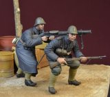 D-Day miniature studio[DD35153]1/35 WWII ブラックデビルズ オランダ軍ルイス軽機関銃射撃チーム1940
