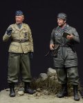 D-Day miniature studio[DD35003］ 1/35 WWII 独 降下猟兵2体セット クレタ1941