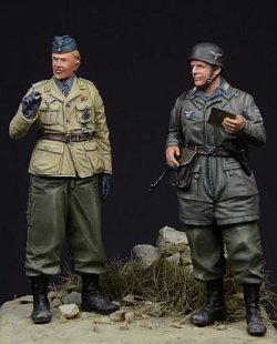 画像1: D-Day miniature studio［DD35003］ 1/35 WWII 独 降下猟兵2体セット クレタ1941