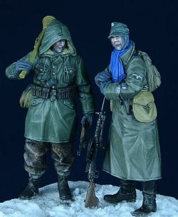 画像2: D-Day miniature studio[DD35006］ 1/35 WWII 独 武装親衛隊擲弾兵 2体セット 東部戦線1943-1945