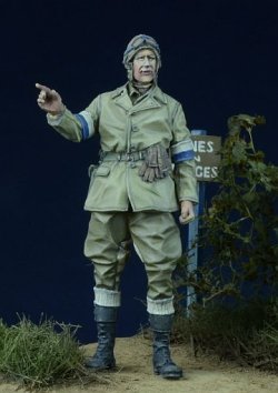 画像1: D-Day miniature studio[DD35010］ 1/35 WWII 英 オートバイ伝令兵 1942-45