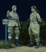D-Day miniature studio[DD35012］ 1/35 WWII 英 伝令兵/憲兵 2体セット 1943-45