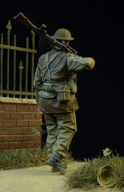 画像3: D-Day miniature studio[DD35014］ 1/35 WWII 英/英連邦歩兵 ブレン機銃手 行軍中 1942-1945