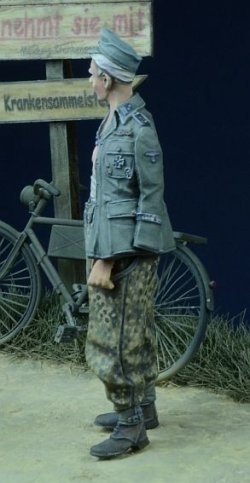 画像3: D-Day miniature studio[DD35017］ 1/35 WWII独 負傷した武装親衛隊下士官 1942-1945