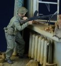 D-Day miniature studio[DD35019］ 1/35 WWII 英/英連邦歩兵 ブレン機銃手 射撃中 1943-45