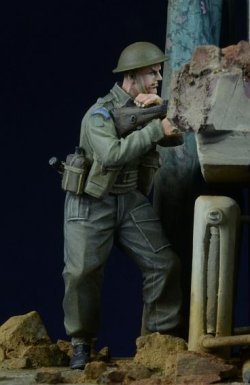 画像3: D-Day miniature studio[DD35019］ 1/35 WWII 英/英連邦歩兵 ブレン機銃手 射撃中 1943-45