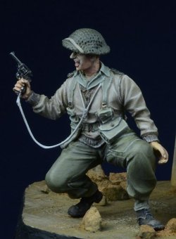 画像2: D-Day miniature studio[DD35020］ 1/35WWII 英/英連邦将校 戦闘中 1943-45