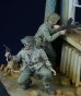 画像1: D-Day miniature studio[DD35021］ 1/35 WWII 英/英連邦歩兵 2体セット 戦闘中 1943-45 (1)