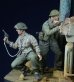 画像2: D-Day miniature studio[DD35021］ 1/35 WWII 英/英連邦歩兵 2体セット 戦闘中 1943-45 (2)