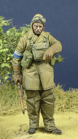 画像1: D-Day miniature studio[DD35092]1/35 WWII英 バイク伝令兵 フランス1940