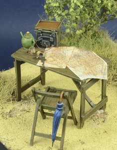画像1: D-Day miniature studio[DD35093]1/35 WWII英 司令部アクセサリーセット フランス1940 (1)