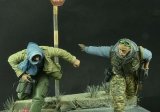 D-Day miniature studio[DD35098]1/35 現代の戦場カメラマン「疾走」(2体セット)