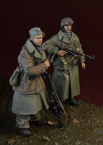 画像1: D-Day miniature studio［DD35161]1/35 WWII 独 武装SS擲弾兵セット アルデンヌ1944 (1)