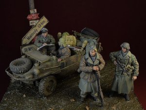 画像1: D-Day miniature studio[DD35162]1/35 WWII 独 武装SSビッグセット 前線待機 アルデンヌ1944 (1)