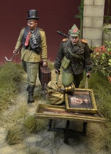 画像1: D-Day miniature studio[DD35168]1/35 WWII 露/ソ ソビエト赤軍「ソビエトから来た略奪者」ヨーロッパ1944〜46(2体入) (1)