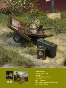 画像1: D-Day miniature studio［DD35169]1/35 WWII ジオラマアクセサリー 戦時略奪品セット (1)