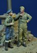 画像2: D-Day miniature studio[DD35204]1/35 WWII カナダ軍 小休止するカナダ空軍パイロットと下士官セット(2体セット) (2)