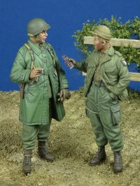 D-Day miniature studio[DD35219]1/35 WWII アメリカ陸軍 空挺部隊員セット 1944-45(2体セット)