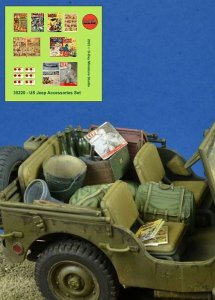 画像1: D-Day miniature studio[DD35220]1/35 WWII アメリカ陸軍 ジープ積荷アクセサリーセット (1)