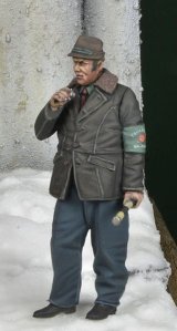 D-Day miniature studio[DD35223]1/35 現用 東ドイツ 国境警備隊 国境警備補助員 1970-80年代冬