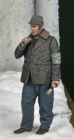 画像1: D-Day miniature studio[DD35223]1/35 現用 東ドイツ 国境警備隊 国境警備補助員 1970-80年代冬