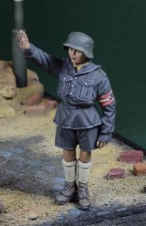 D-Day miniature studio[DD35233]1/35 WWII ドイツ ヒトラーユーゲントの児童 ドイツ1945