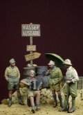 D-Day miniature studio[DD35247]1/35 WWII ドイツ 「砂漠の歌」休憩中のDAK兵士セット 北アフリカ1941-43(4体入)
