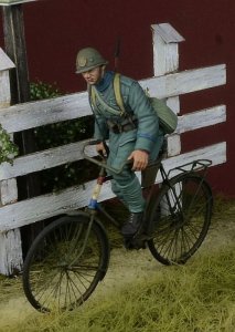 画像1: D-Day miniature studio[DD35264]1/35 WWII オランダ 自転車連隊の兵士＃1 オランダ1940 (1)