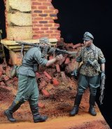D-Day miniature studio[DD35271]1/35 WWII ドイツ 武装親衛隊 下士官/MG34機関銃手セット 1944-45(2体入)
