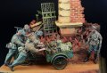 D-Day miniature studio[DD35277]1/35 WWII ドイツ 「急げ、急げ！」武装親衛隊兵士/荷台付三輪自転車セット(5体+1台入)