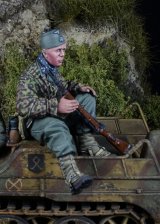 D-Day miniature studio[DD35289]1/35 WWII ドイツ 第13SS武装山岳師団「ハンジャール」ケッテンクラート乗員＃2 1943-45年(タミヤ用)