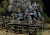 D-Day miniature studio[DD35290]1/35 WWII ドイツ 武装SS山岳猟兵 ケッテンクラート乗員セット 1943-45年(タミヤ用 3体入)