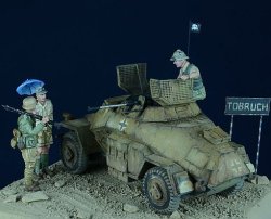 画像2: D-Day miniature studio[DD72002］ 1/72 アフリカ軍団 #1(3体セット)