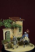 D-Day miniature studio[DD72006]1/72 WWII ドイツ 降下猟兵とロバ イタリア1943-44(2体入)