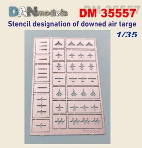 画像1: DANmodels[DAN35557]1/35 ウクライナ軍 防空部隊撃墜マークステンシル (1)